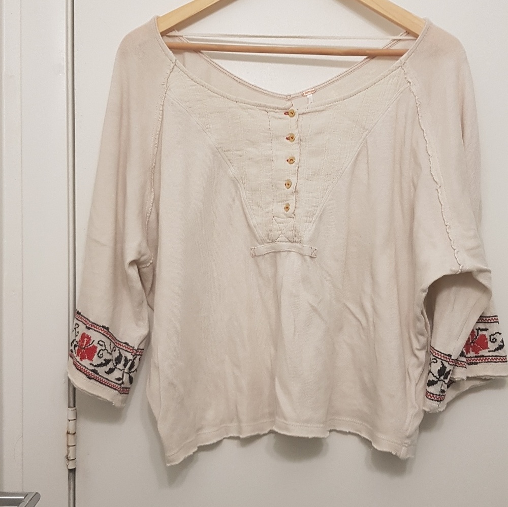 Free people I love you blouse SZ XS